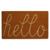 Doormats-Kirkland's Home Pumpkin Spice Hello Doormat Orange