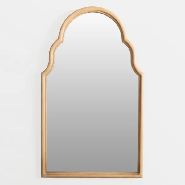 Framed Mirrors-Kirkland's Home Quatrefoil Arch Wood Framed Mirror