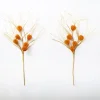 Stems & Bouquets-Kirkland's Home Raffia Pod Stems, Set Of 2 Orange