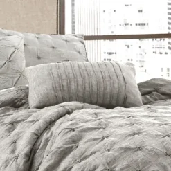 Comforters-Kirkland's Home Ravello 5-Pc. Full/Queen Comforter Set Gray