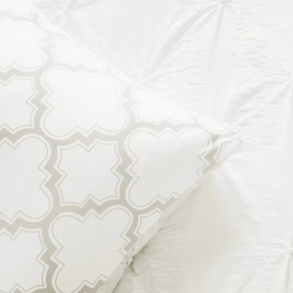 Comforters-Kirkland's Home Ravello Tuck 7-Pc. King Comforter Set White