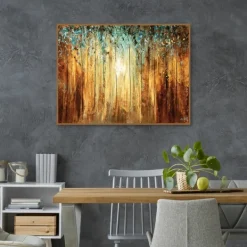 Canvas Art-Kirkland's Home Ray Of Light Framed Canvas Art Print Gold