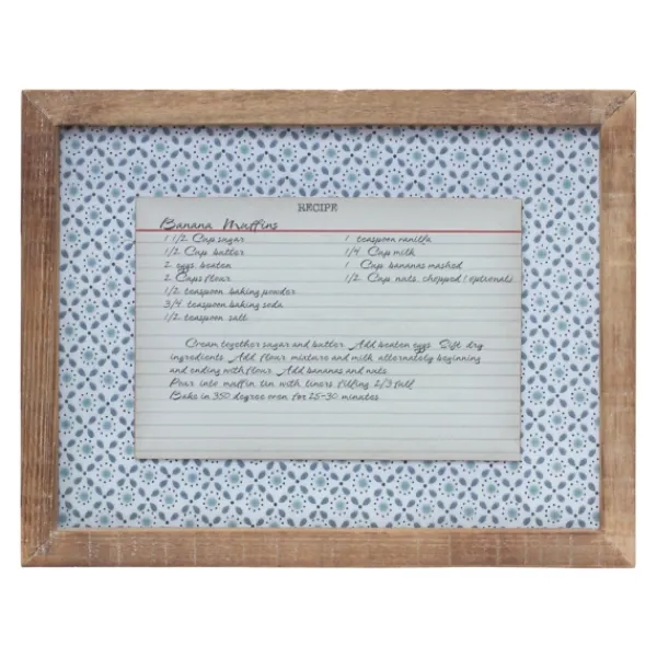 Wall Quotes & Signs-Kirkland's Home Recipe Card Wall Plaques, Set Of 4 Blue/White