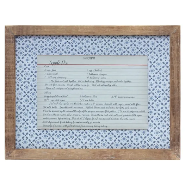 Wall Quotes & Signs-Kirkland's Home Recipe Card Wall Plaques, Set Of 4 Blue/White