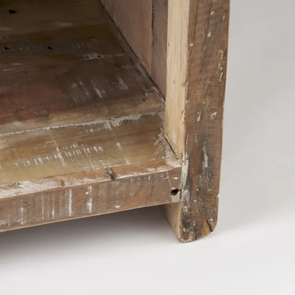 Coffee Tables-Kirkland's Home Reclaimed Natural Wood Distressed Coffee Table
