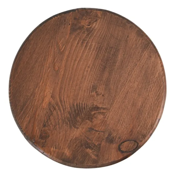 Bar Stools & Counter Height Stools-Kirkland's Home Reclaimed Pine Wood Adjustable Counter Stool Black/Brown