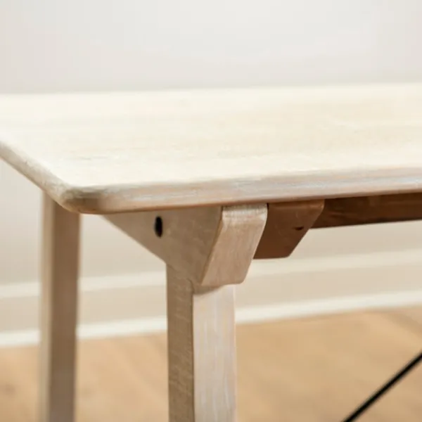 Dining Tables-Kirkland's Home Reclaimed Wood Valetta Dining Table Tan