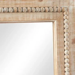 Decorative Mirrors-Kirkland's Home Rectangle Distressed Beaded Wall Mirror