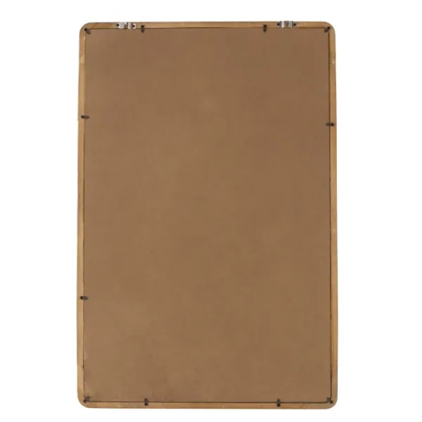 Decorative Mirrors-Kirkland's Home Rectangle Light Brown Wood Wall Mirror
