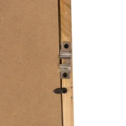 Decorative Mirrors-Kirkland's Home Rectangle Light Brown Wood Wall Mirror