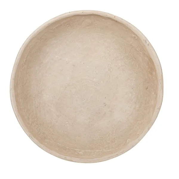 Decorative Bowls & Jars-Kirkland's Home Recycled Paper Mache Decorative Bowl Ivory
