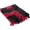 Blankets & Throws-Kirkland's Home Red And Black Buffalo Check Throw Red/Black