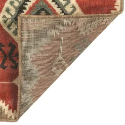 Outdoor Rugs-Kirkland's Home Red Bali Medallion Indoor/Outdoor Area Rug, 4X7 Multi/Red