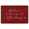 Kitchen & Floor Mats-Kirkland's Home Red Believe In The Magic Of Christmas Floor Mat Red/White