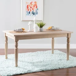 Dining Tables-Kirkland's Home Reese Turned Leg Dining Table