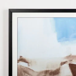 Framed Art-Kirkland's Home Regeneration Abstract Framed Art Print Blue/Brown