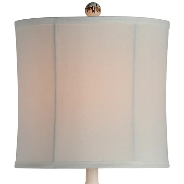 Buffet Lamps-Kirkland's Home Resin Distressed Spindle Buffet Lamp White