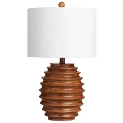 Table Lamps-Kirkland's Home Resin Honeycomb Table Lamp Brown