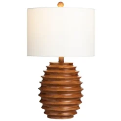 Table Lamps-Kirkland's Home Resin Honeycomb Table Lamp Brown