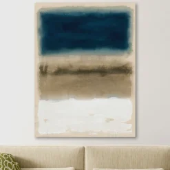 Canvas Art-Kirkland's Home Resplendent Giclee Canvas Art Print Blue/Brown/White