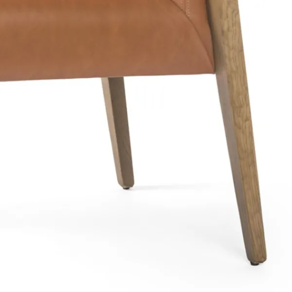 Dining Chairs-Kirkland's Home Reuben Sierra Butterscotch Dining Chair Brown