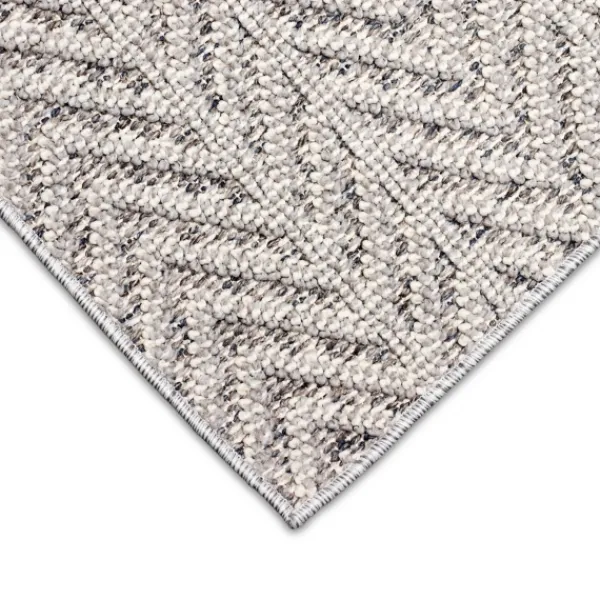Outdoor Rugs-Kirkland's Home Reverse Arrows Outdoor Area Rug, 5X7 Gray