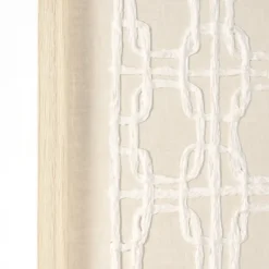 Wall Plaques-Kirkland's Home Reyka Shadowbox Framed Wall Plaque Tan/White