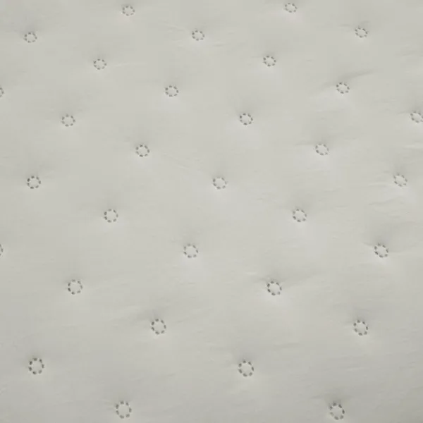 Quilts-Kirkland's Home Reyna Ruffle 3-Pc. Full/Queen Quilt Set Gray