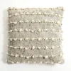Pillows-Kirkland's Home Rhea Handwoven Pillow Ivory