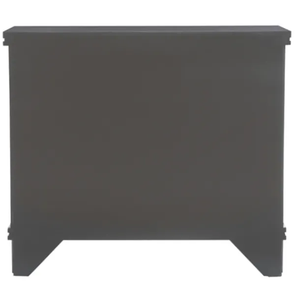 Cabinets & Sideboards-Kirkland's Home Rich Dimensional Panel Cabinet Gray