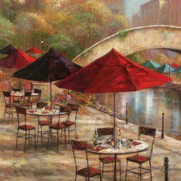 Canvas Art-Kirkland's Home Riverwalk Charm Canvas Art Print By Ruane Manning Multi