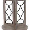 Accent & End Tables-Kirkland's Home Roberta Wood Decorative Metal Accent Table Gray