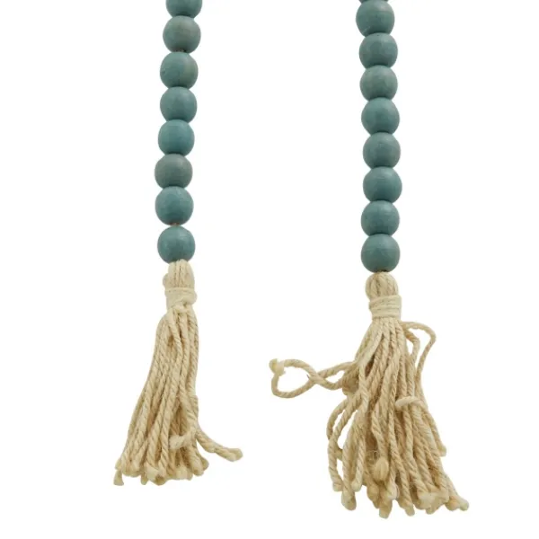 Decorative Accents-Kirkland's Home Robin'S Egg Bohemian Tassel Garland Blue