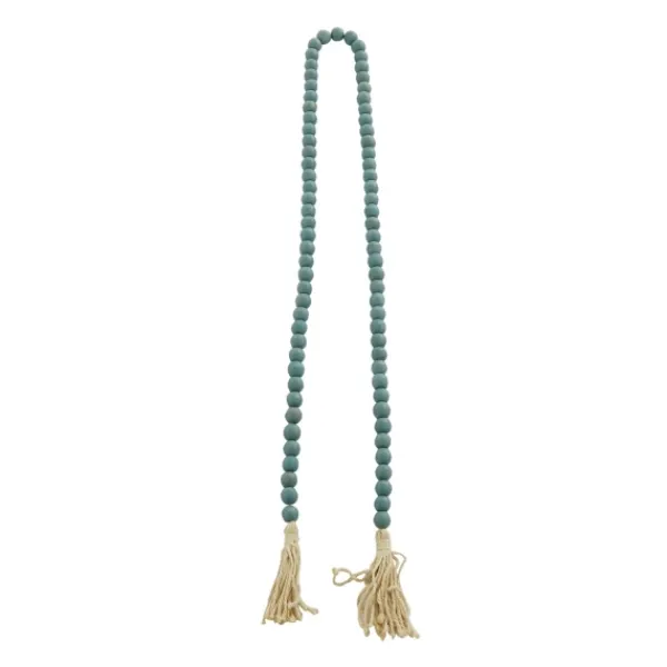 Decorative Accents-Kirkland's Home Robin'S Egg Bohemian Tassel Garland Blue
