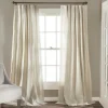Curtains & Drapes-Kirkland's Home Rosalie Curtain Panel Set, 108 In. Ivory