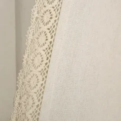 Curtains & Drapes-Kirkland's Home Rosalie Curtain Panel Set, 108 In. Ivory