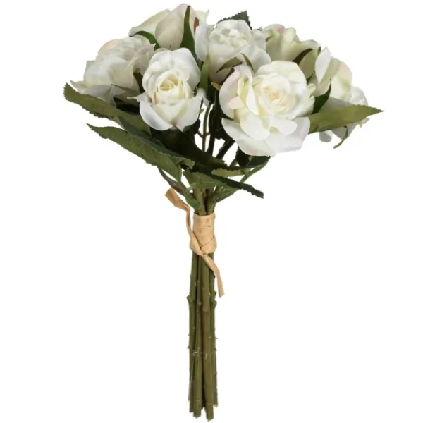 Stems & Bouquets-Kirkland's Home Roses Bundle Bouquets, Set Of 3 White