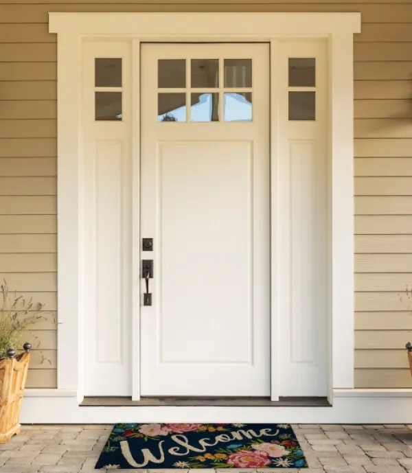 Doormats-Kirkland's Home Roses Welcome Doormat Blue/Multi