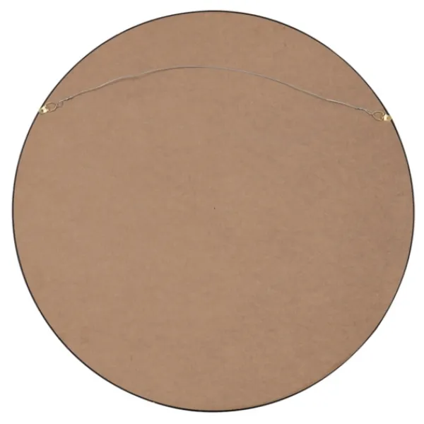Decorative Mirrors-Kirkland's Home Round Black Wood Travis Accent Mirror