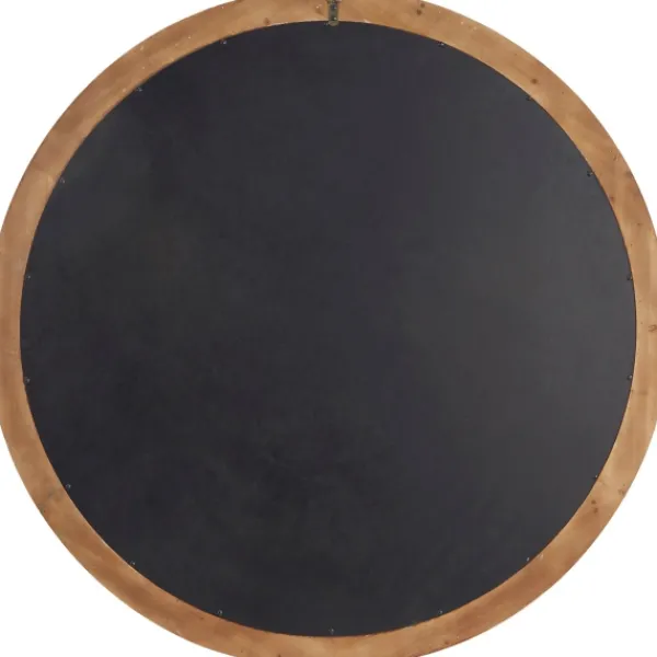 Decorative Mirrors-Kirkland's Home Round Distressed Beaded Wall Mirror, 44 In.