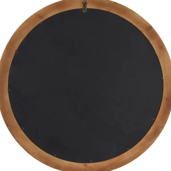 Decorative Mirrors-Kirkland's Home Round Distressed Beaded Wall Mirror, 28 In.