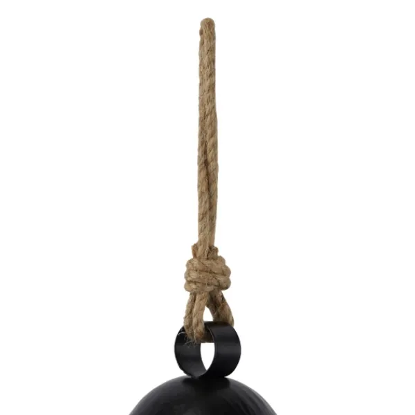 Decorative Accents-Kirkland's Home Round Iron Hanging Bells, Set Of 3 Black