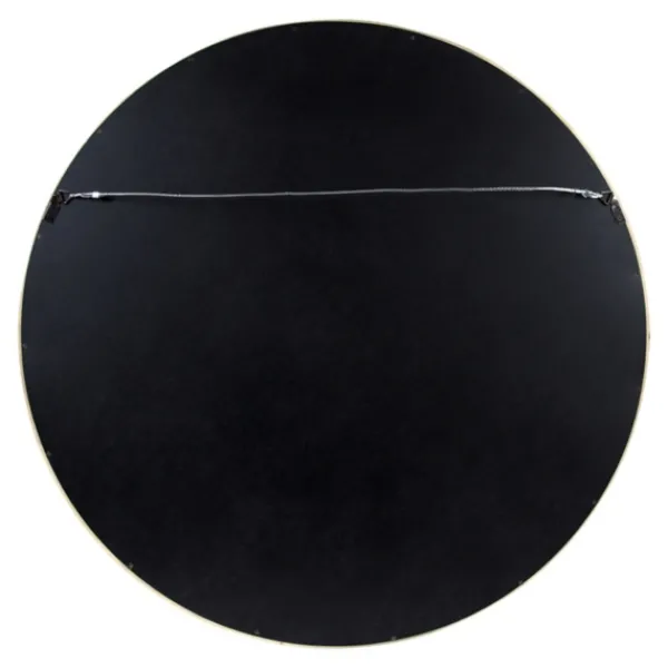 Decorative Mirrors-Kirkland's Home Round Natural Wood Hutton Mirror Tan