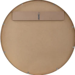 Framed Mirrors-Kirkland's Home Round Simple Frame Medium Wall Mirror Gold
