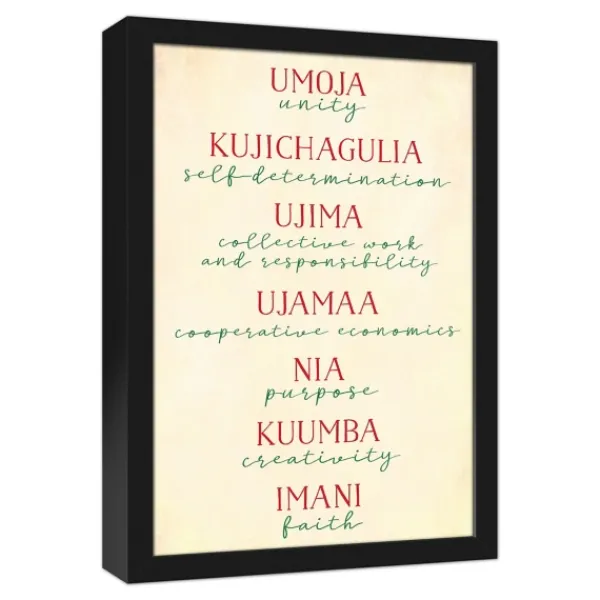 Wall Plaques-Kirkland's Home Rules Of Kwanzaa Wall Plaque