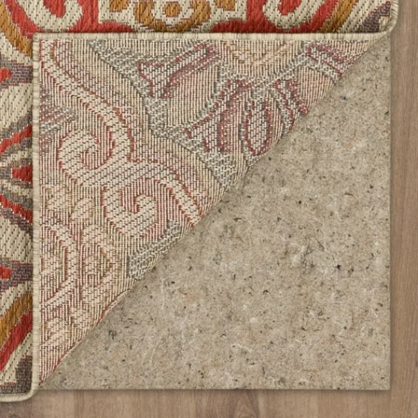 Outdoor Rugs-Kirkland's Home Rust Boho Ikat Indoor/Outdoor Area Rug, 5X7 Red