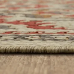 Outdoor Rugs-Kirkland's Home Rust Global Ikat Indoor/Outdoor Area Rug, 5X7 Red/Tan