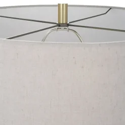 Table Lamps-Kirkland's Home Rusted Blue Embossed Ceramic Table Lamp Gray