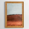 Framed Art-Kirkland's Home Rusted Landscape Framed Art Print Brown/Gray