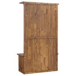 Entryway Furniture-Kirkland's Home Rustic Acacia Wood Hall Tree